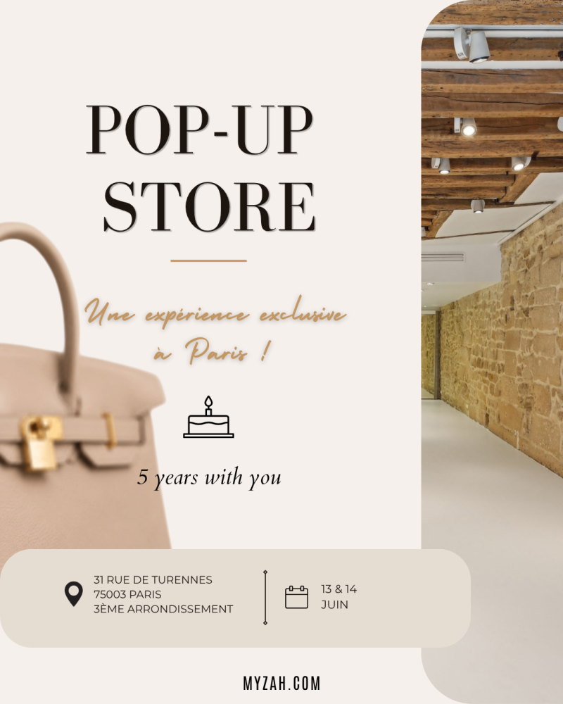 MYZAH Pop-up Store &mdash; 13 & 14 juin, Paris