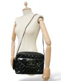 Sac Camera Bag Chanel Cuir Vernis Noir
