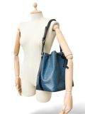Sac à Main Louis Vuitton Noe Bleu Cuir Epi