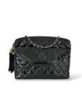 Sac Camera Bag Chanel Cuir Vernis Noir