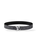 Ceinture Louis Vuitton Réversible Noir Double LV
