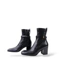 Bottines Saint Laurent En Cuir Noir Taille 37.5