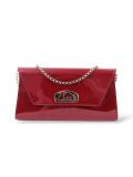 Sac Christian Louboutin En Cuir Vernis Rouge 