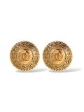 Boucles D'oreilles Chanel à Clips Dorée 