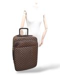 Valise Louis Vuitton Pégase 55 Cuir Damier Ébène