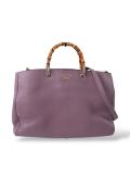 Gucci Shopper L Avec Bambou En Cuir De Veau 