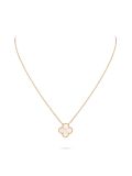 Collier Van Cleef & Arpels Sweet Alhambra Nacré Blanche