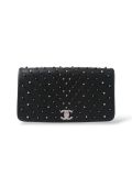 Pochette Chanel En Cuir Noir 