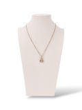 Collier Chanel Champagne Pendentif CC Strass Pochette Timeless