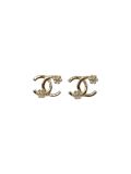 Boucles Chanel Champagne CC Avec Camélias