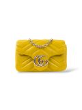 Sac Gucci GG Marmont Mini Format En Cuir Jaune 