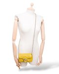 Sac Gucci GG Marmont Mini Format En Cuir Jaune 