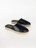 Espadrilles Prada Cuir Noir 37.5