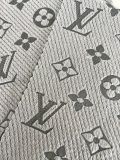 Écharpe Louis Vuitton Grise Laine et Soie Logomania