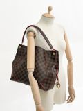 Cabas Louis Vuitton En Toile Damier Ébène Caissa