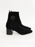 Boots Hermès Jenna Volver 60 En Toile Noire T39
