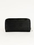 Portefeuille Louis Vuitton Zippy Cuir Épi Noir