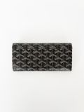 Portefeuille Long Goyard Noir Goyardine Varenne