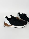 Sneakers Hermès Miles En Toile Noir 38
