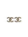Boucles CC Chanel Champagne À Strass
