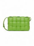 Sac Bottega Veneta Vert Cassette Padded En Cuir