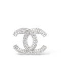 Broche Chanel Full Strass Argentée