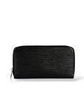 Portefeuille Louis Vuitton Zippy Cuir Épi Noir