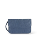 Sac Pochette Dior Oblique En Cuir Bleu
