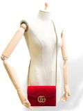 Sac Gucci Wallet On Chain Velour Rouge
