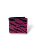 Porte-Monnaie Saint Laurent En Cuir Noir Et Rose