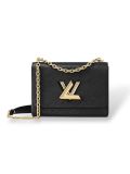 Sac Twist MM Louis Vuitton Cuir Épi Noir