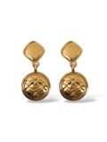 Boucles D’oreilles Chanel à Clips Vintage Dorées