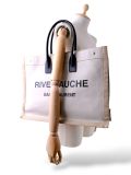 Sac Cabas Saint Laurent Rive Gauche En Toile Beige