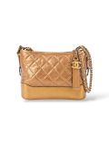 Chanel Gabrielle En Cuir De Veaux Vieille Dorée 