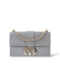 Dior 30 Montaigne En Cuir Gris