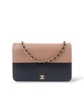 Chanel Wallet On Chain Bicolore Beige et Noir