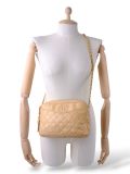 Chanel Vintage Caméra Bag Cuir Beige 