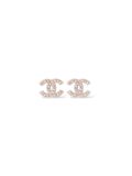 Petites Boucles Chanel CC À Perles