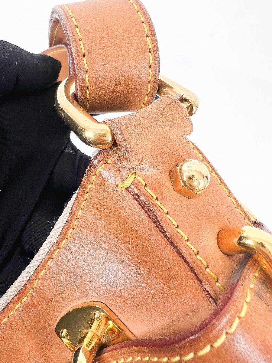 Louis Vuitton x Takashi Murakami Greta (2012) Black Handbag | Myzah