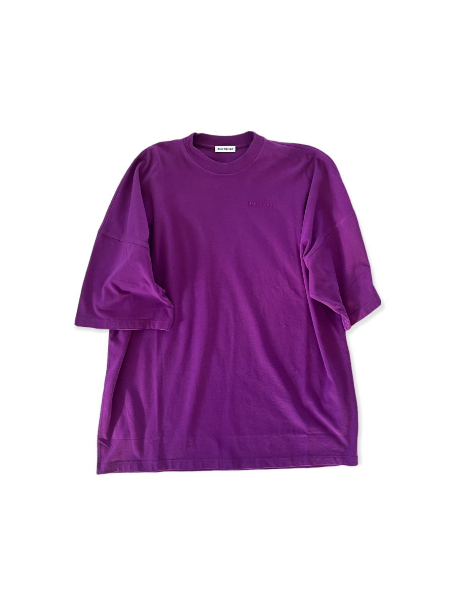 T-shirt Balenciaga OverSize Violet Taille XS | Myzah