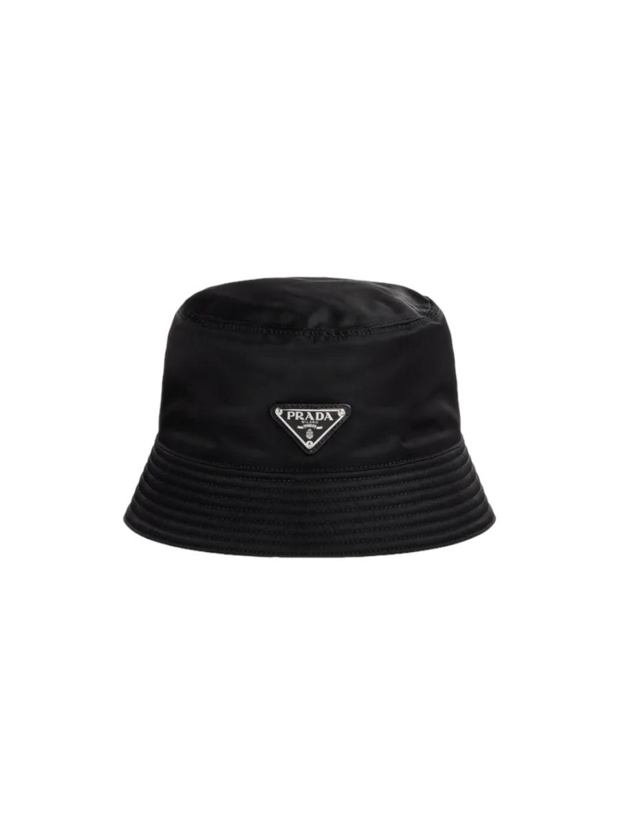 PRADA バケットハット ブラック　Mサイズ Prada Black Re-Nylon Bucket Hat Size M | Myzah