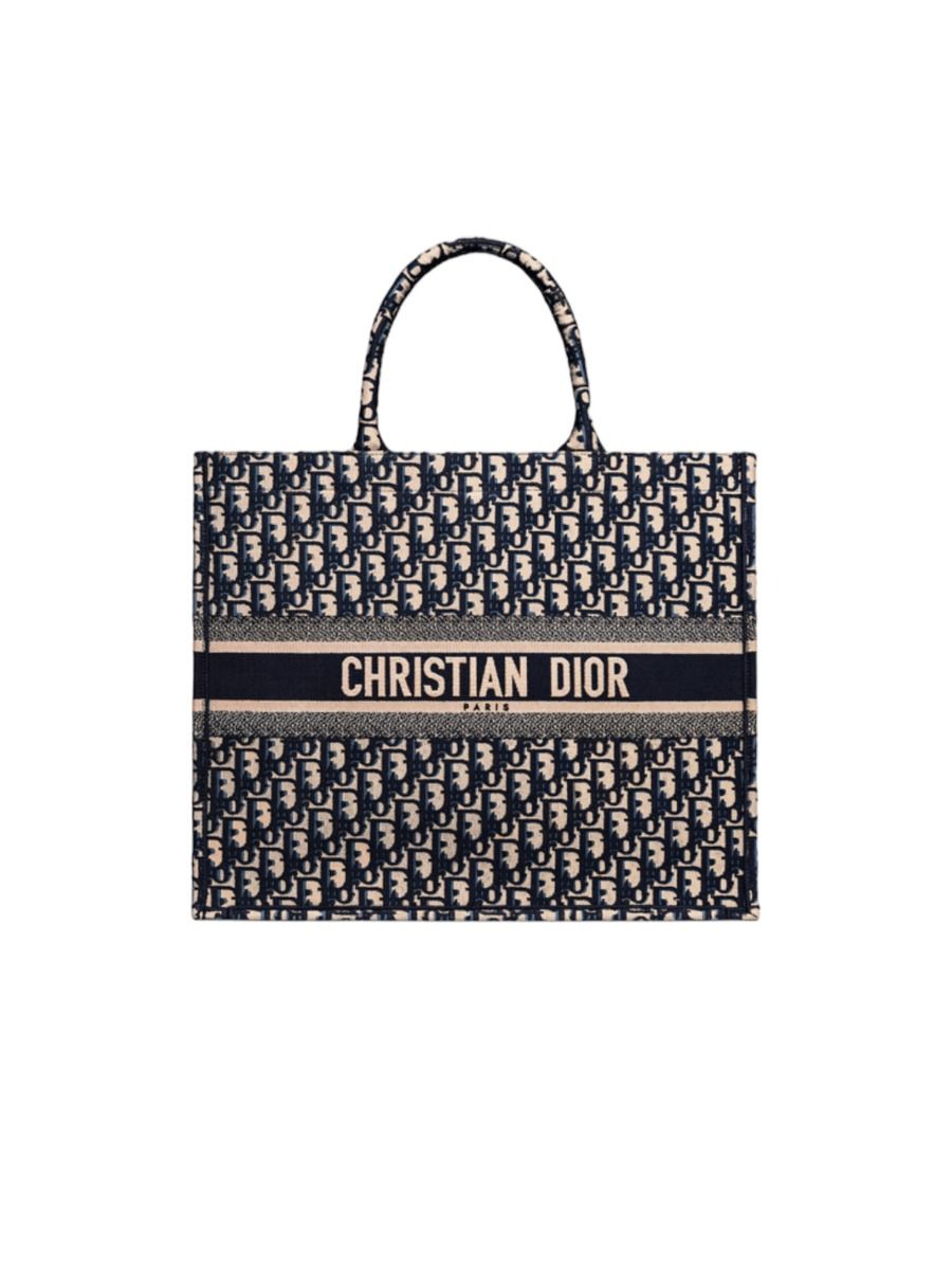 Dior Large Book Tote Oblique Embroidery | Myzah