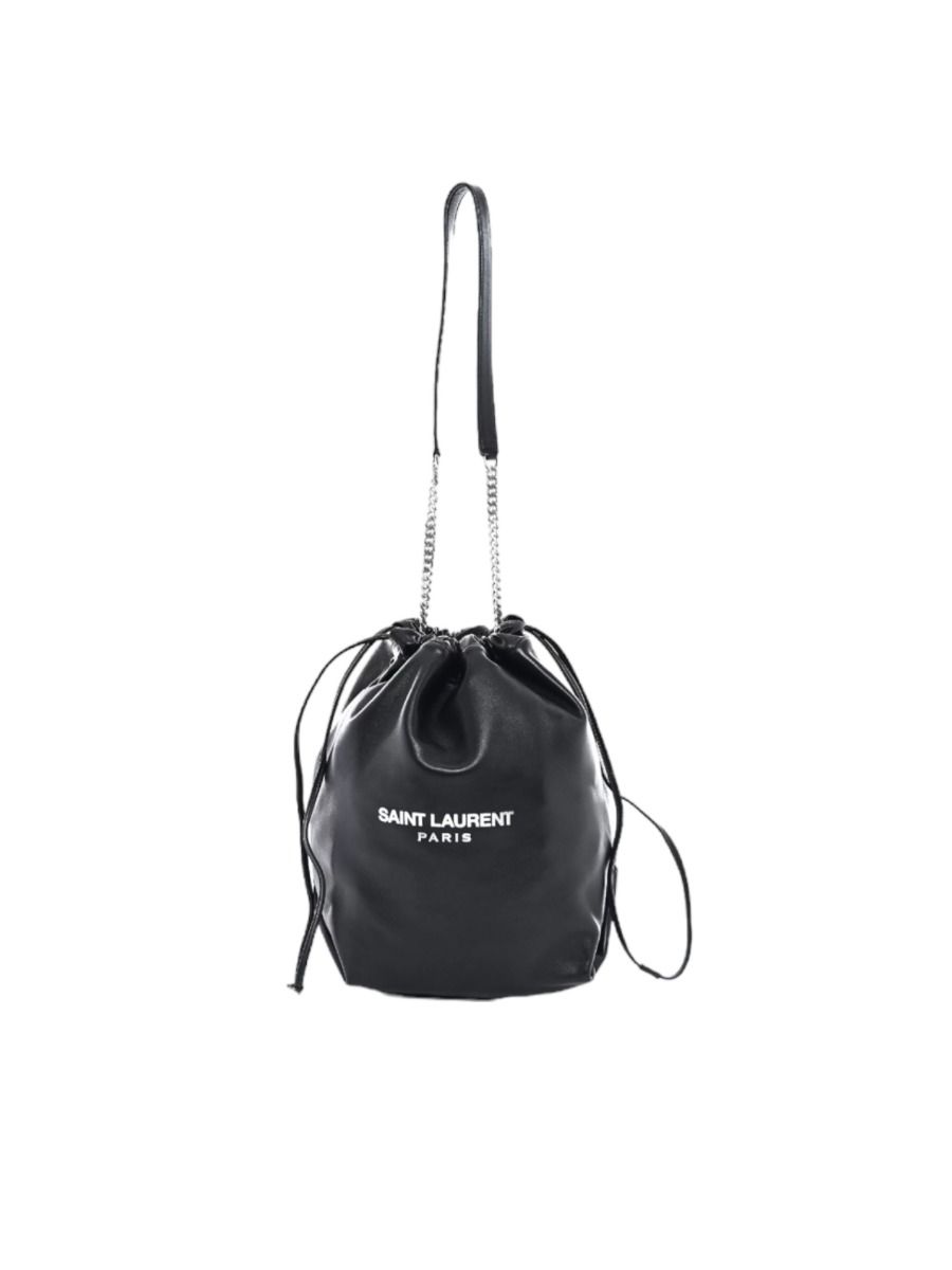 Saint Laurent Teddy Black Leather Handbag | Myzah