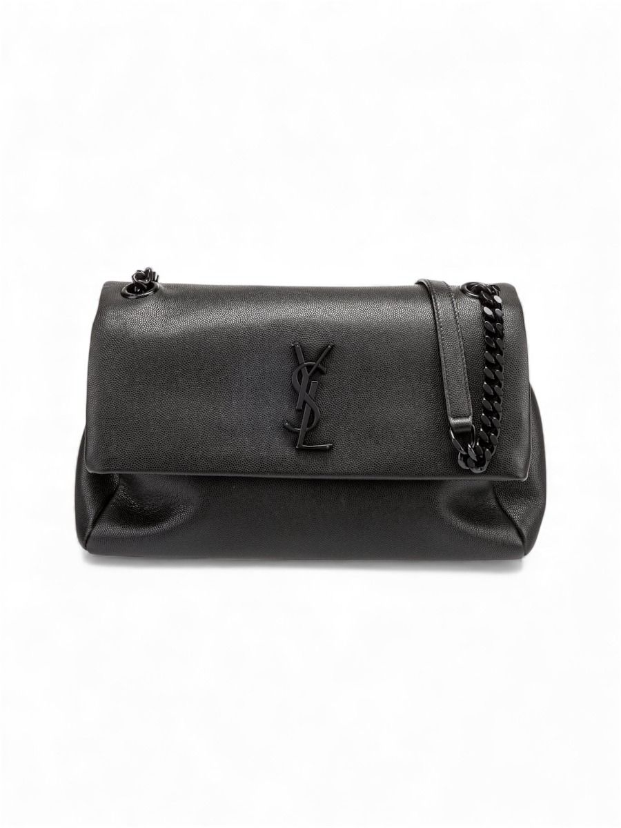 Sac Saint Laurent West Hollywood En Cuir Grainé Noir | Myzah
