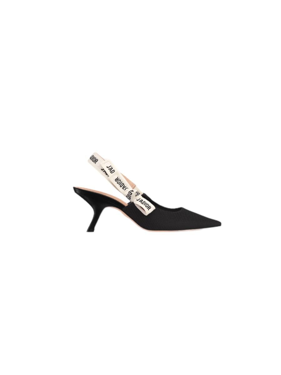 J'adior SlingBack Pump Christian Dior Black Technical Fabric 39.5