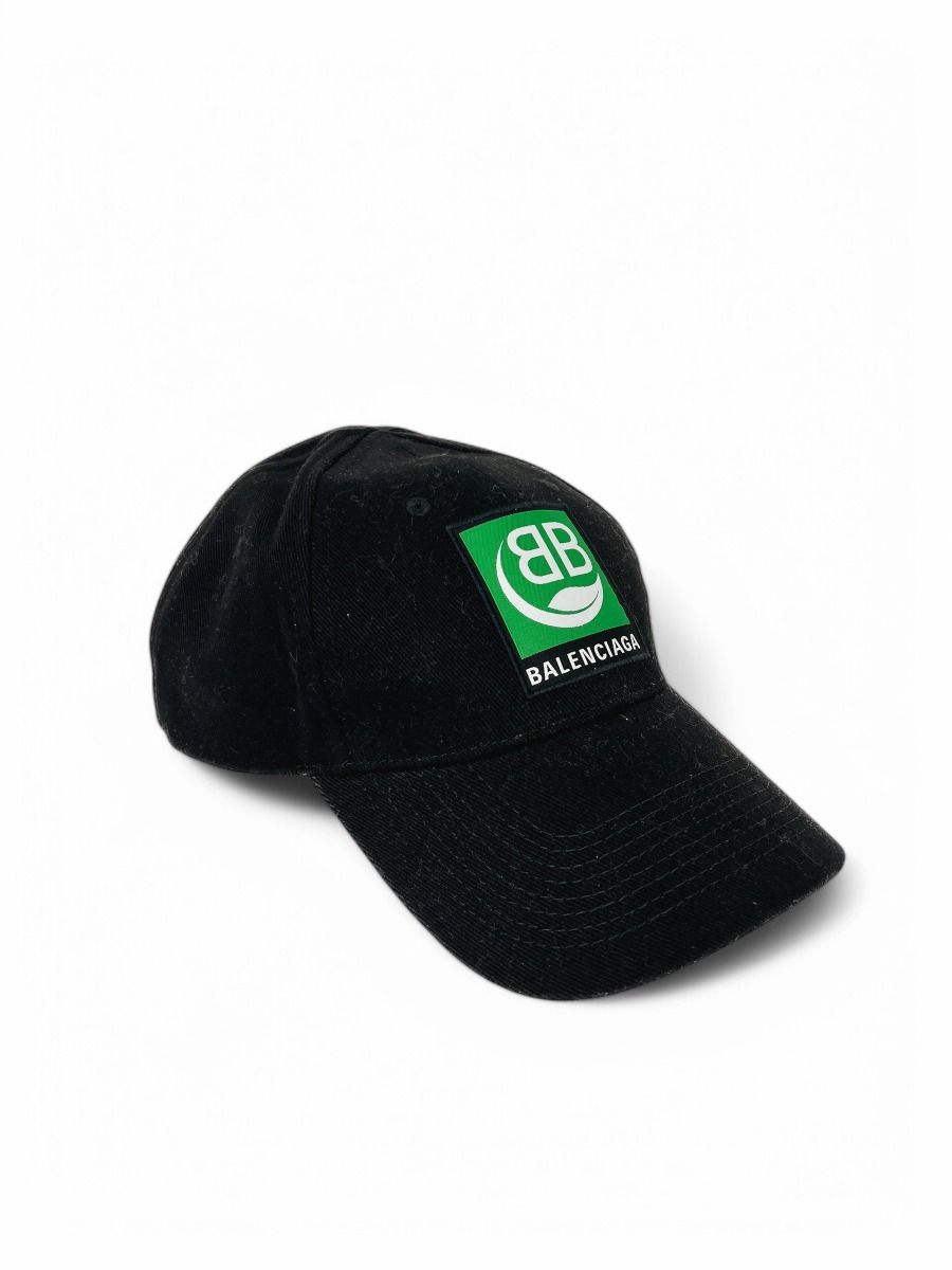 BALENCIAGA　キャップ　程度B　SIZE L Balenciaga Black Cap Size L | Myzah
