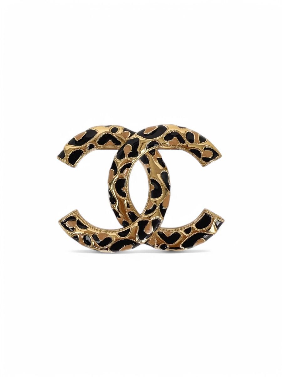 Chanel Leopard Gold Brooch | Myzah