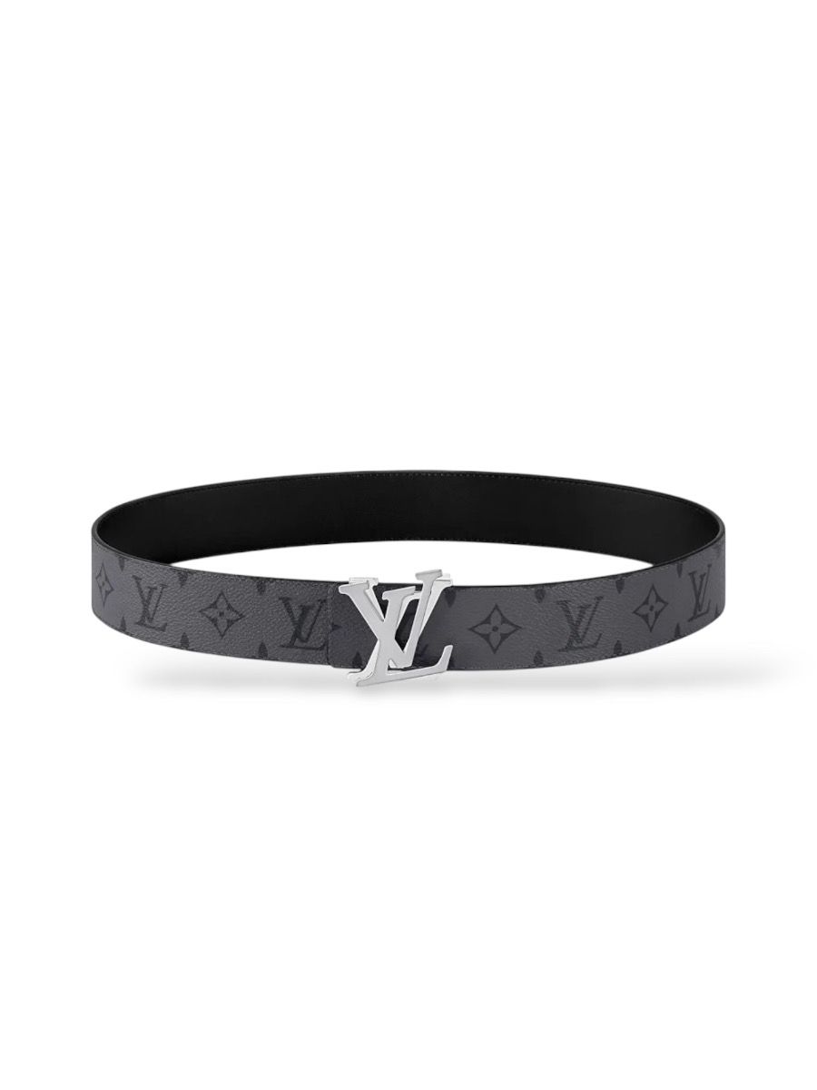 louis vuitton black reversible belt