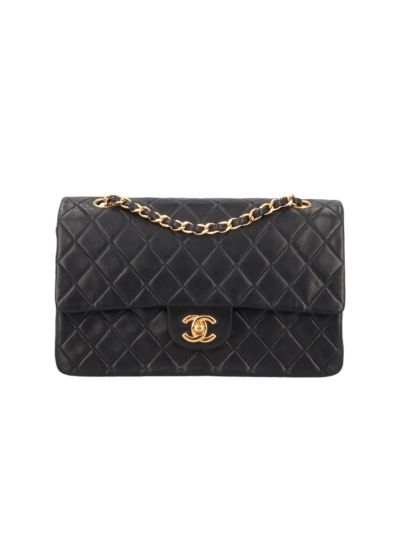 Sac Chanel Vintage Medium 11.12 Timeless Cuir Noir Matelassé