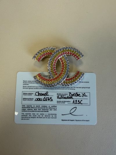 Broche Chanel XL Multicolore 